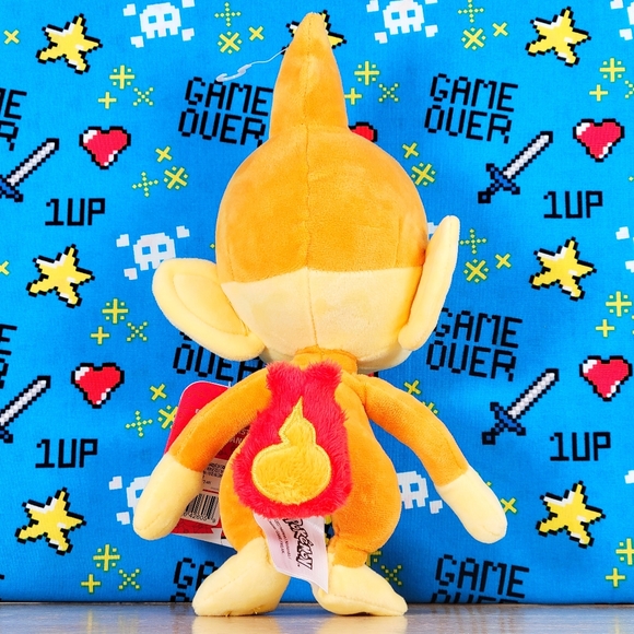 Pokemon Jazwares Chimchar 8" Nintendo Video Gaming Collectible Toy Plush - Picture 4 of 11